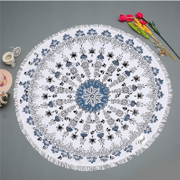 YANI Other - Round Picnic, Beach, Yoga Towel BUY THIS ONE GET ONE FREE (119)